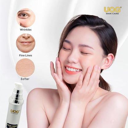 UOG (United One) Face Serum Complex – Hydrating & Firming Face Serum| Lifts, Tightens & Improves Skin Texture | Reduces Fine Lines & Wrinkles for Neck & Jawline | 50ml/1.7oz