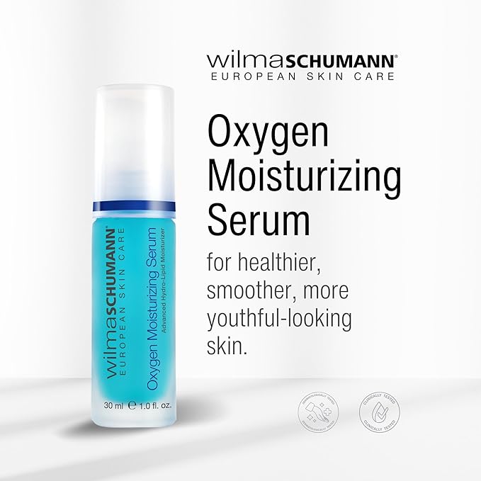 Wilma Schumann Oxygen Moisturizing Serum for Face, Hydrating Facial Serum, 1 oz