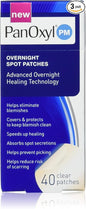 PanOxyl Pm Overnight Spot Patches With Advanced Hydrocolloid Healing Technology, 40 Count (Pack of 3)