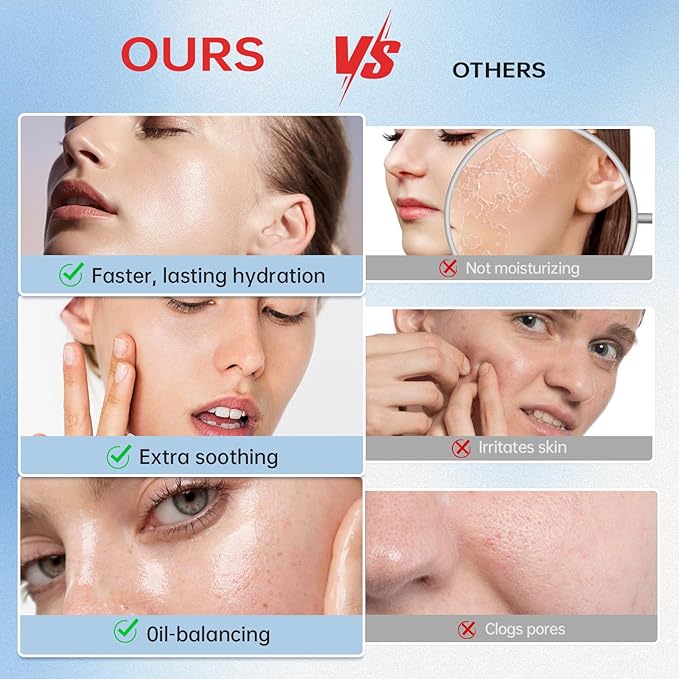 VGO 2 Pack 92% Snail Mucin Moisturizer, Anti Aging, Skin Repair & Hydrating Face Cream with Ceramide & Vitamin E