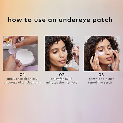 The Good Patch Brighten Up Hydrogel Under Eye Patches for Dark Circles and Puffy Eyes, Made with Niacinamide, Vitamin K, Pine Leaf Extract, Clinically Proven (18 Total Patch Sets)