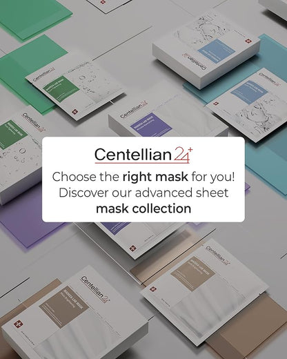 CENTELLIAN 24 Madeca Mask (Water Hydrating, 20pc) - Face Mask Sheet for Deep Hydration, Sun Damage with Centella Asiatica, TECA, Niacinamide, Ceramide. Korean Skin Care for Men Women by Dongkook