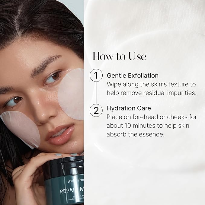 shaishaishai REPAIR MILKY Skin Peel Toner Pads, Gentle Exfoliating Toner Pads with PHA 2% & Vegan Formula, Rice Toner, Prequel Skincare, Korean Skincare, 60 pads