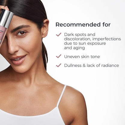 Eucerin Radiant Tone Dual Serum Dark Spot Corrector, Dark Spot Serum with Thiamidol and Hyaluronic Acid, Helps Visibly Reduce the Look of Persistent Dark Spots, 1 Fl Oz Bottle