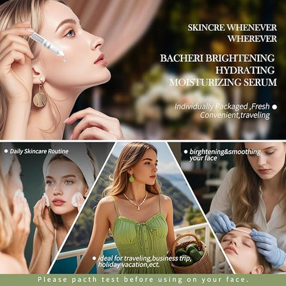 Brightening & Hydrating Face Serum Ampoules – Niacinamide, Tranexamic Acid, Vitamin C, Centella Asiatica & Alpha-Arbutin – Hydrates & Smooths for Dewy, Dry & Sensitive Skin – 1.5ml x 30