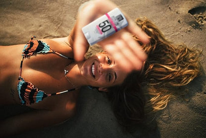 SolRX MINERAL SPF 50 Sunscreen Stick for Face - Zinc Oxide Sunsceen Stick, Clear, Non-Greasy (Pack of 2)