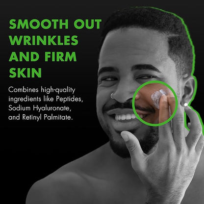 Tiege Hanley Anti Aging Face Serum for Men, Super Serum with Peptides, Retinyl Palmitate, and Sodium Hyaluronate to Firm Skin and Reduce Fine Lines, Men’s Skin Care, 0.5 Fl Oz, 2 Pack