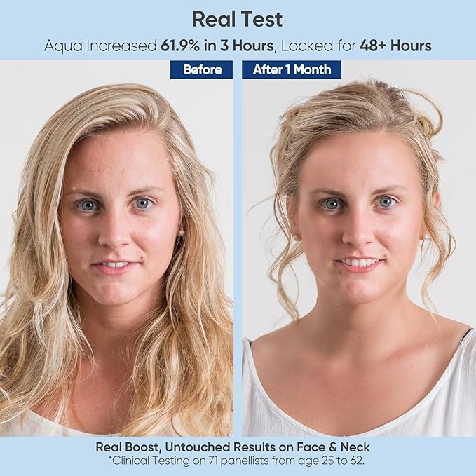 Hyaluronic Acid Serum for Face with Vitamin B5, C, E & Niacinamide, Hydrating & Plumping Face Serum for Sensitive Skin, Fragrance-Free 4 Fl Oz