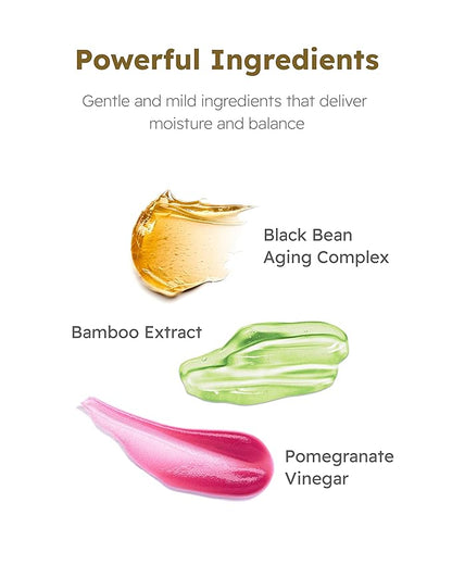 Isa Knox True Foaming Facial Cleanser (6.1fl oz) - Korean Skincare, Non-Drying Bubble Foam Face Wash, Pomegranate Vinegar, Natural Bamboo Cellulose