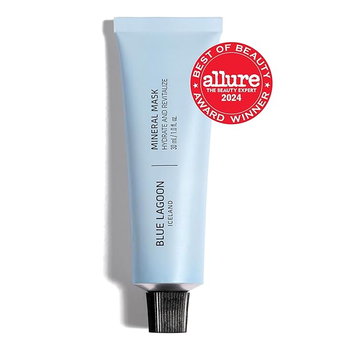 Blue Lagoon - Hydrating Overnight Mineral Face Mask - Hydrating Treatment - Overnight Mask - Moisturizing Skincare - Sleep Treatment - Face Cream, Bioactive Icelandic Skincare (1 fl oz | 30 ml)