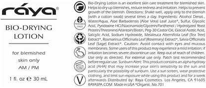 RAYA Bio-Drying Lotion (701) | Facial Spot Treatment for Break-Outs | Helps Dry Up White-Heads | Great for Over-Night Use