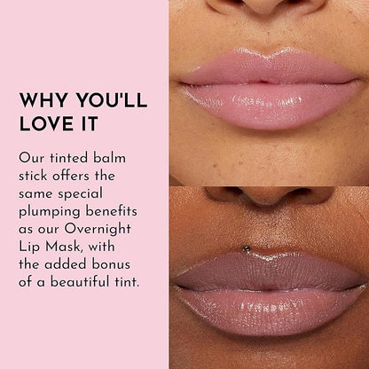 "LAWLESS Forget the Filler Lip Plumping Line-Smoothing Tinted Balm, Baby Doll, Pink, 0.09 Ounce"