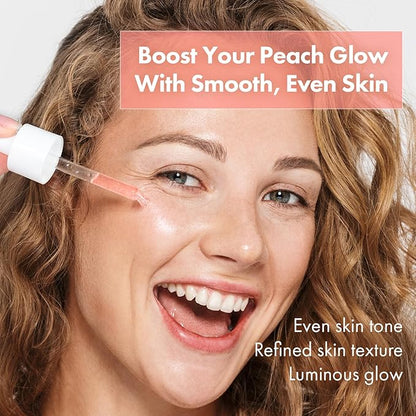 TOSOWOONG Peach 80 Niacin Serum, 5% Niacinamide, Alpha-Arbutin, Vitamin B12, Glass Skin, Hydrating Face Serum for Dark Spots, Pore Minimizer, Uneven Tone, Dullness, Korean Skincare, 33ml/1.11 fl. oz.