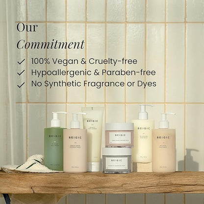 BEIGIC Treatment Essence - Hydrating Face Essence for Radiance & Smooth Skin Texture with Vegan Peptides & Niacinamide for Glass Skin (4.05 Fl. Oz)