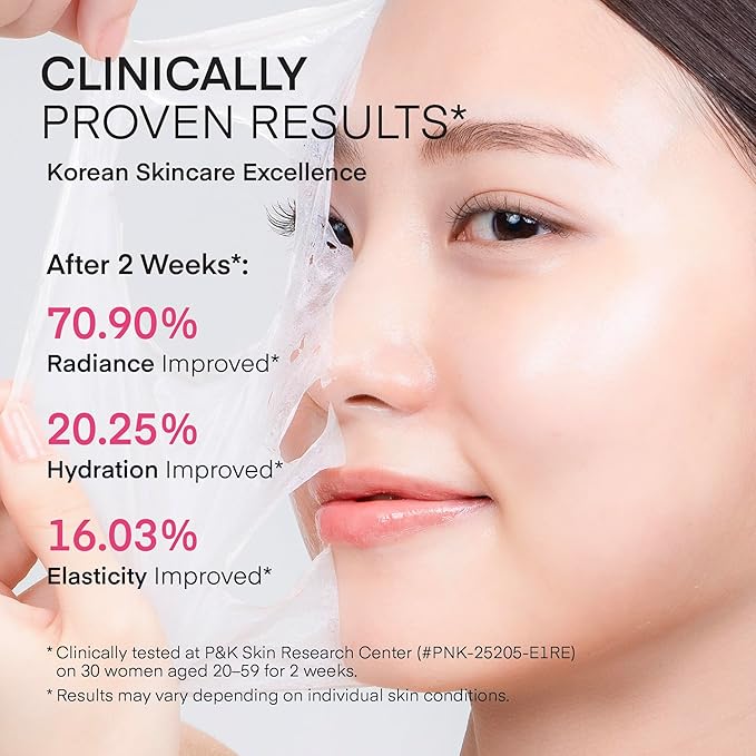 TEREZ & HONOR Collagen Night Wrapping Peel Off Mask: Korean Face Mask for Elasticity, Hydrating & Glow - 100Dalton Smallest Molecular Collagen for Glass Skin, Dermatologist Tested, 3.4 FL OZ 2 Pcs