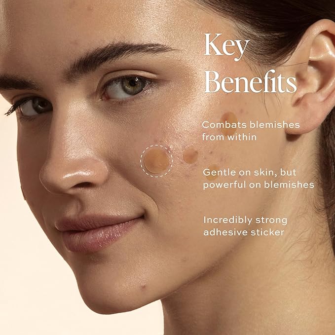 DIME Beauty Power Patch, 72 Count - Hydrocolloid Pimple Patches, Zit Spot and Blemish Aid with Salicylic Acid, Vitamin A, and Clove Oil