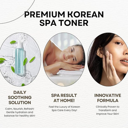 MPC Aqua Soothing Toner & Mist – Deep Hydrating & Calming and Restoring PH Balance with Caviar, Peptides, Rosa Centifolia, Latobasilius & CICA Extract, Premium Korean Toner, 6.76 fl oz