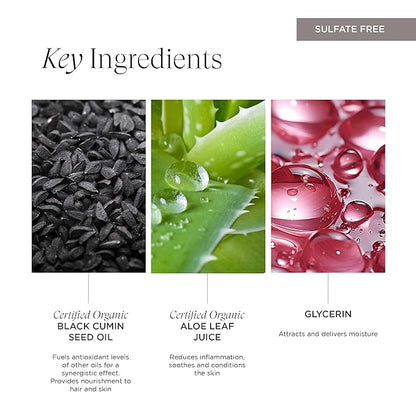 Seed Synergy Foaming Cleanser – 99% Natural, Gentle Face Wash for All Skin Types, with Certified Organic Seed Oils, Sulfate-Free, Antioxidant-Rich, Vegan, Clean Beauty, 5 oz