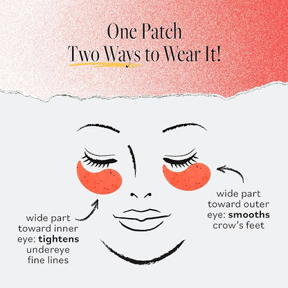 Derma E Retinol + Bakuchiol Under Eye Patches (30 Pairs) Non-Irritating, Line Smoothing Hydro Gel Eye Patches with Rose Water & Real Hibiscus Petals, Helps Reduce Fine Lines, Crow's Feet, 60ct