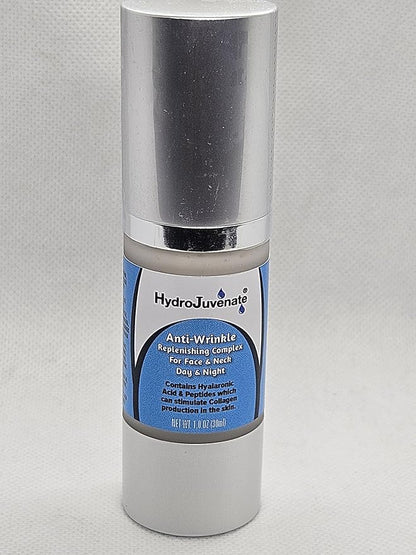 Anti-Wrinkle Hydrating Complex Day & Night | Collagen Peptide Complex, Hyaluronic Acid Moisturizer for Neck & Face