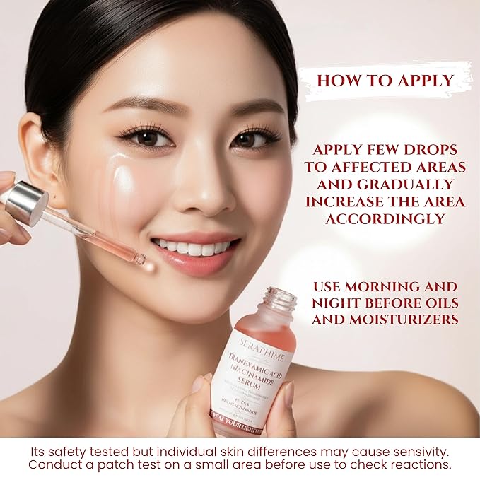 Tranexamic Acid TXA 4% + Niacinamide 10% Serum – Discoloration Correcting Serum with Alpha Arbutin, Pro-Vitamin B5, Phloretin Dark Spot, Hyperpigmentation, Uneven Skin Tone Corrector 1 fl oz