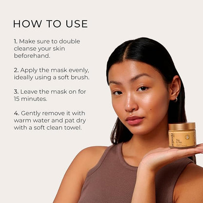 Yepoda The C-Tox, Detoxifying Mud mask with Vitamin C, Deeply Cleanses & Brightens the Skin, Vegan Korean Mud Mask for All Skin Types. 2.82 OZ. (80 g)