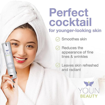 YOUN Beauty Retinol Night Cream Moisturizer for Face by Holistic Dr. Anthony Youn – Paraben-Free Face Moisturizer with Vitamin B5 & E, Hyaluronic Acid, and Green Tea for Skin Renewal, 50ml