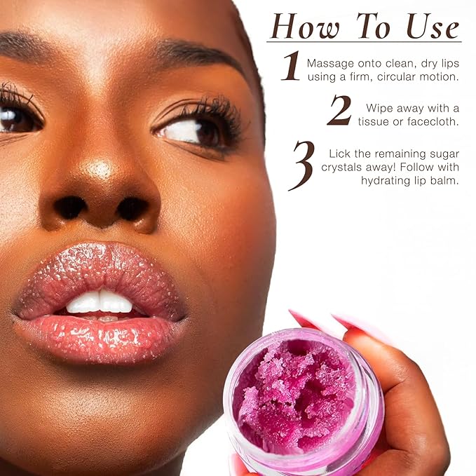 Sara Happ Passion Fruit + Vanilla Bean Sugar Lip Scrub Duo - Exfoliating Lip Treatments, Moisturizers for Dry and Flaky Lips, Vegan (Set of two 0.5-ounce Jars)