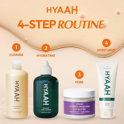 Licorice First Essence - Korean Hydrating Toner - Licorice Extract, Hyaluronic Acid and Allantoin - Soothing for Sensitive Skin - Alcohol Free for Sensitive Skin, 6.76 fl.oz