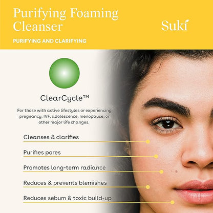 Suki Skincare Purifying Foaming Cleanser, 4 Ounces
