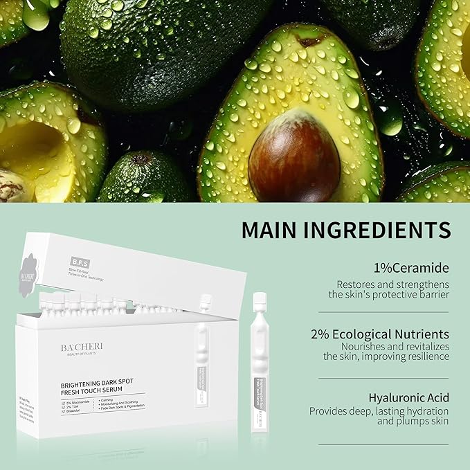 Brightening & Hydrating Face Serum Ampoules – Niacinamide, Tranexamic Acid, Vitamin C, Centella Asiatica & Alpha-Arbutin – Hydrates & Smooths for Dewy, Dry & Sensitive Skin – 1.5ml x 30