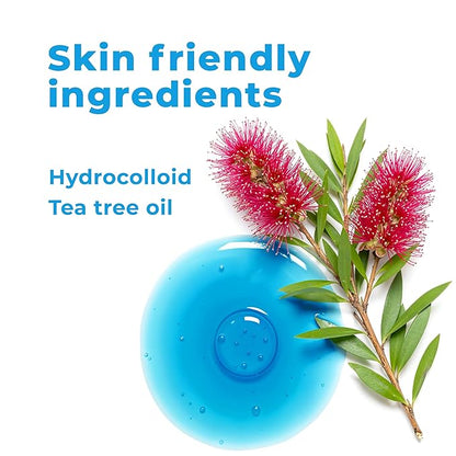 Pimple Patches for Face (500 Patches), Hydrocolloid Acne Patches with Tea Tree Oil, Pimple Patch Pimple Stickers - Hydrocolloid Patch Acne Dots - Acne Pimple Patches For Face - Zit Patches