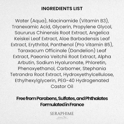 Tranexamic Acid TXA 4% + Niacinamide 10% Serum – Discoloration Correcting Serum with Alpha Arbutin, Pro-Vitamin B5, Phloretin Dark Spot, Hyperpigmentation, Uneven Skin Tone Corrector 1 fl oz